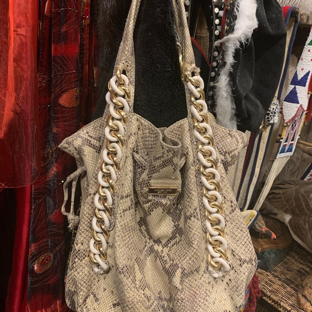 Michael Kors Snakeskin Handbag